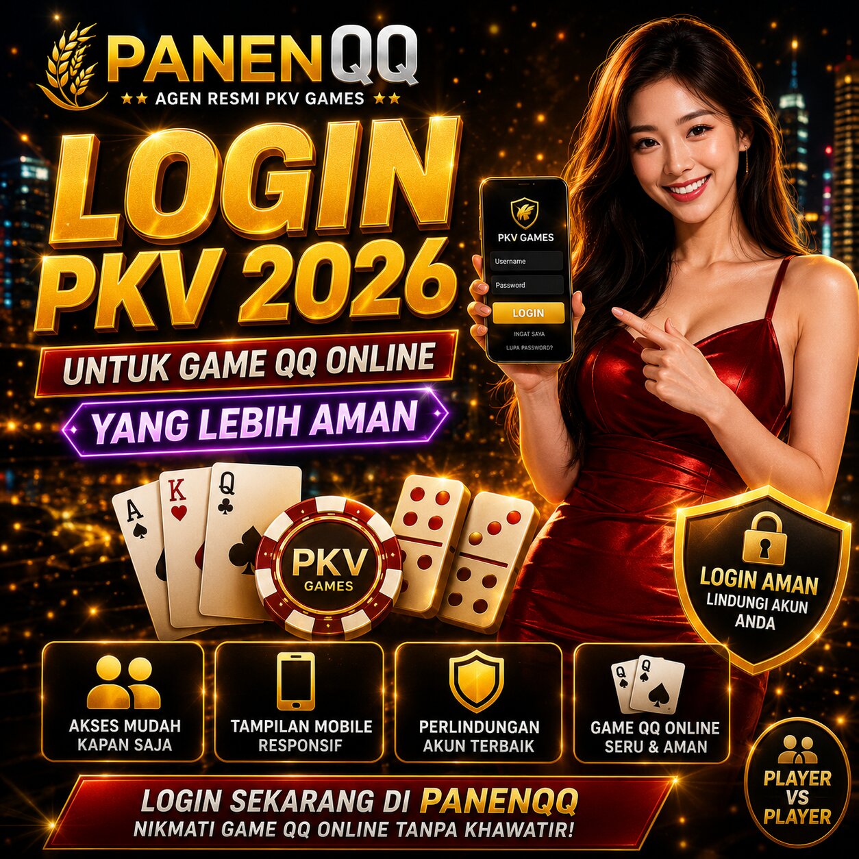 Login PKV 2026 Untuk Game QQ Online Yang Lebih Aman - PanenQQ
